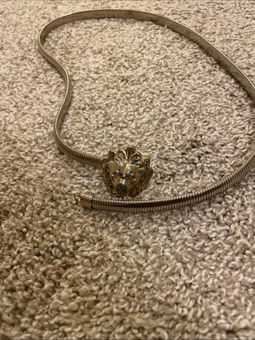 Anne Klein Lion Head Belt